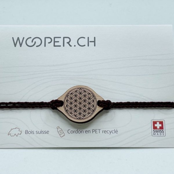 Bracelet Wooper Fleur de vie