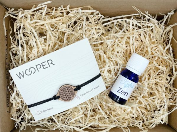 Coffret bracelet "Fleur de Vie" et synergie Zen