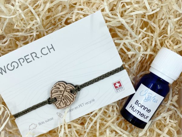 Coffret bracelet "Lif" et synergie Bonne Humeur