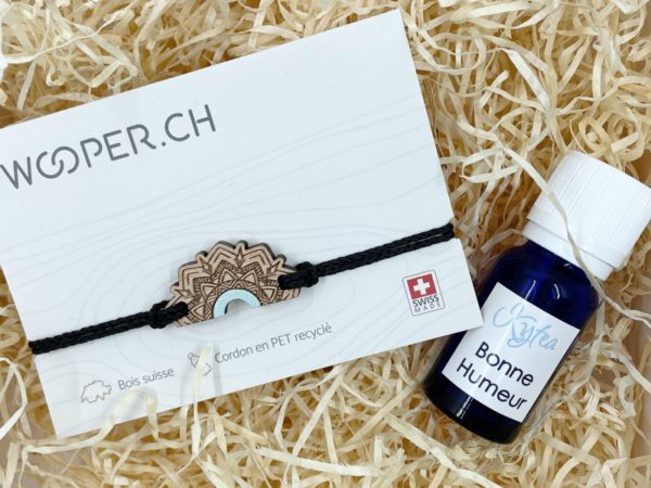 Coffret bracelet"Mandaly" et synergie Bonne Humeur
